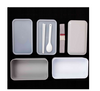 Double-layer Box Dinnerware Food Set with Chopsticks Spoon