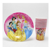 Party supplies disposable paper plates cups glasses