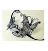 2014 Black Metal Filigree Butterfly Laser halloween mask